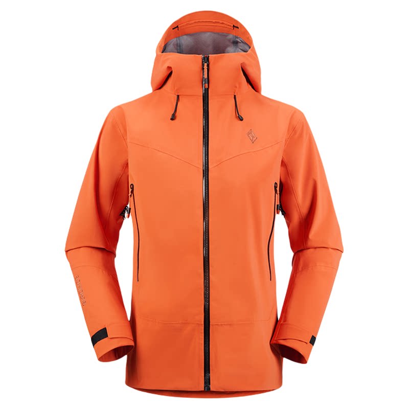 黑冰冲锋衣保暖防风男女同款