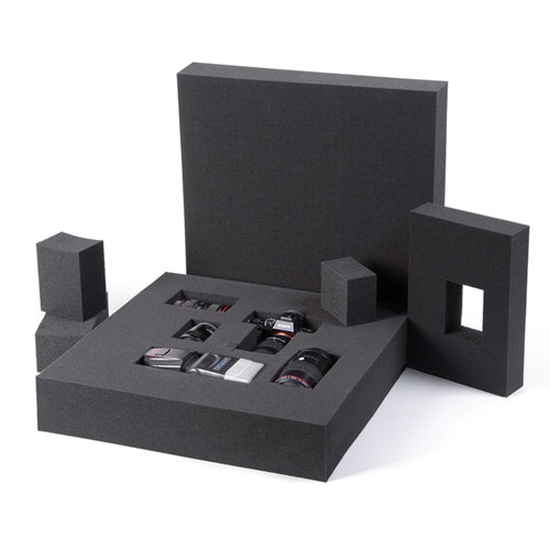 万能手撕格子海绵防震箱内衬包装填充绵dIY相机网格棉礼盒高密度