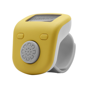 善愿迷你计数器充电手指按记数器数显戒指型手按电池夜光数显点数