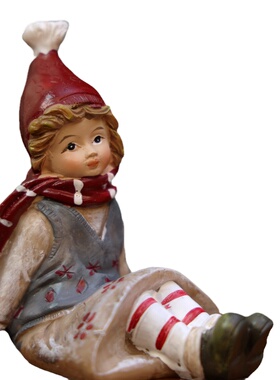 树脂装饰送礼美式桌面冬日系类