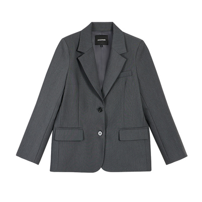 粉色减龄西装外套女高级感