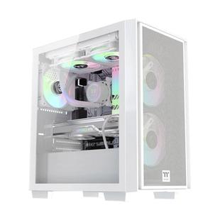 Tt(thermaltake)启航者F1F4黑白水冷静音侧透机箱支持240水冷MATX