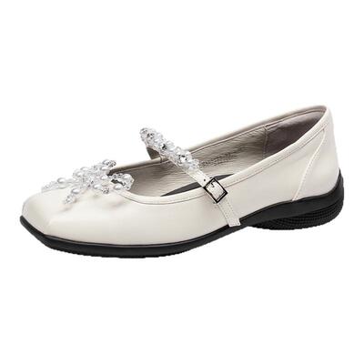 KISSKITTY方头珍珠玛丽珍鞋