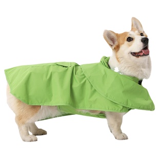 狗狗雨衣柯基柴犬斗篷夏季小狗泰迪中小型犬防水防脏宠物外出雨披