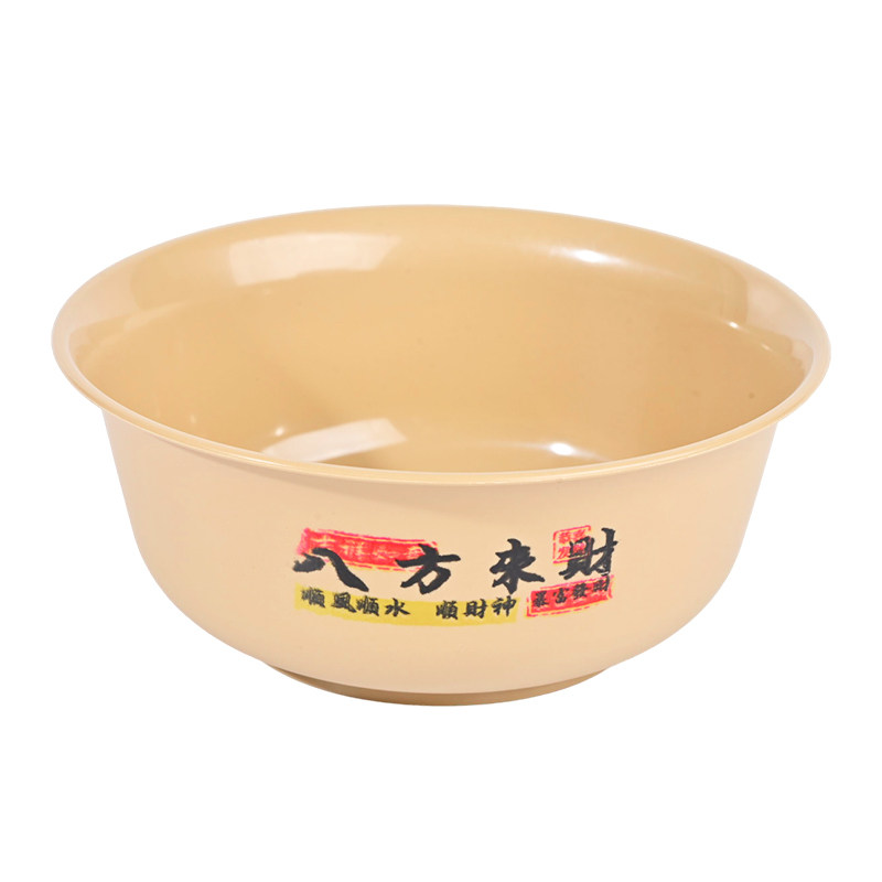 食品级稻壳色加厚一次性碗可冷藏