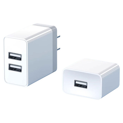 多口充电器快充头充电头手机适用华为安卓通用苹果快速5V2A充电宝安卓线风扇台灯专用ZJVJ电源监控适配器便携