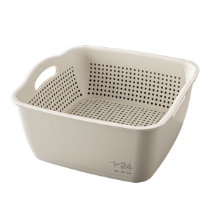 双层洗菜盆沥水篮塑料家用多功能客厅洗水果篮子厨房淘菜盆洗菜篮