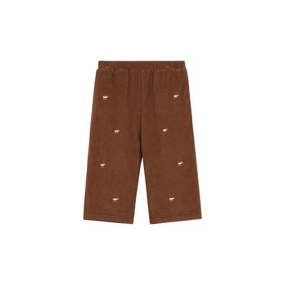 whitewheat宝宝卡通阔腿裤保暖