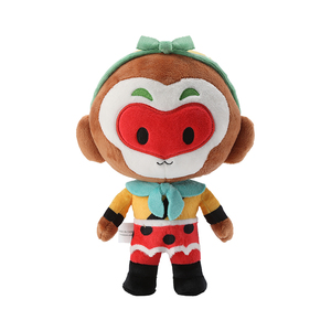 上美影大闹天宫豆豆眼孙悟空毛绒公仔玩具卡通可爱女生玩偶抱枕