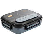 不锈钢饭盒上班族带饭餐盒初中生学生专用分格食堂打饭成人大容量