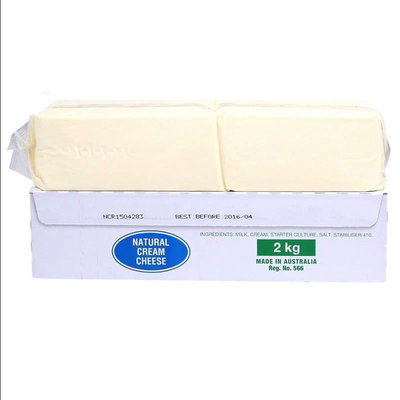澳大利亚进口MG奶油芝士奶油奶酪2kg/块奶酪蛋糕起司蛋糕专用