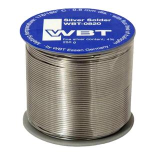德国WBT-0800/0820/0840含银4%焊锡原装正品德国发烧音响焊锡丝