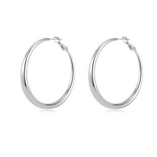 宁艺卓同款素圈耳环女2026新款爆款高级感大圈圆圈大耳圈夸张圈圈