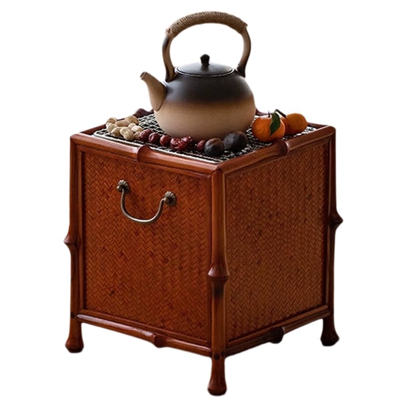 筇竹围炉煮茶烧炭炉家用茶室