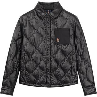 暇步士童装儿童轻薄羽2025冬季新款男童翻领羽绒服女大童保暖外套