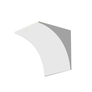 石膏圆弧角泡沫拱门梁托成品grg石膏定制走廊垭口弧形线条装饰