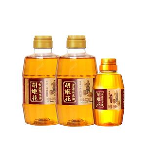 胡姬花古法花生油小瓶小榨400ml*2瓶+158ml 小瓶食用油共958ml