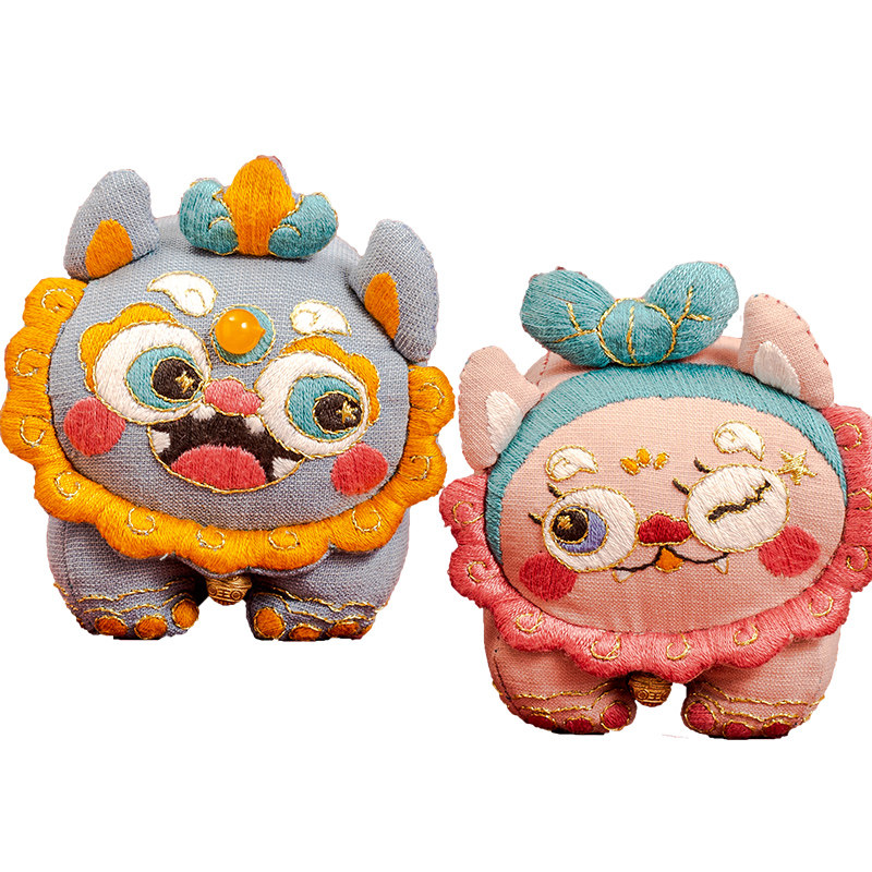 diy醒狮平安符哈尼摆件麒麟