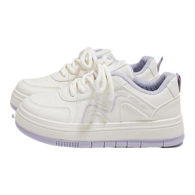 人本加绒保暖高级感小白鞋百搭