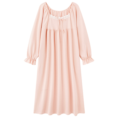 睡裙女士春秋季2025新款纯棉长袖