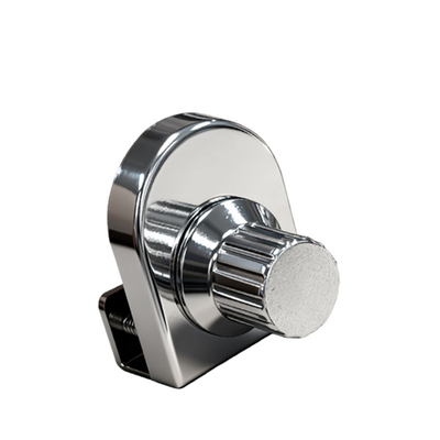 猫别墅玻璃门锁对开门双开门免打孔移门锁扣商场展示柜门单开门锁