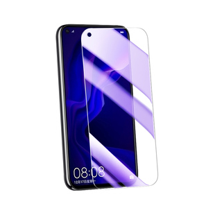 适用华为nova4钢化膜全包边抗蓝光nova4e手机膜全屏覆盖玻璃nova4新款防指纹保护VCE-AL00高清无白边屏保防摔