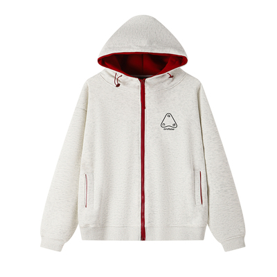 andtime正品拉链美式重磅卫衣