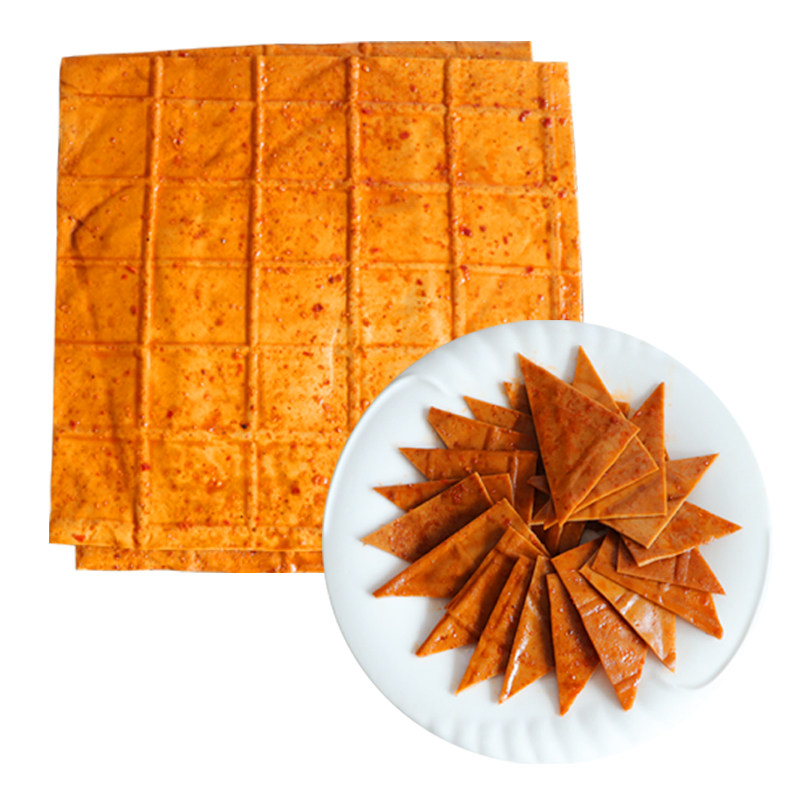 四川特产顾县麻辣牛皮豆干广安五香味卤薄豆腐干重庆手工美食凉拌