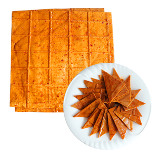 四川特产顾县麻辣牛皮豆干广安五香味卤薄豆腐干重庆手工美食凉拌
