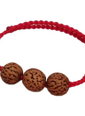 天然野生桃核手链桃胡手串脚链