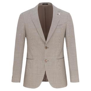 【意式干爽】LAMPO/蓝豹男士西服上衣进口戗驳领商务正装西装外套