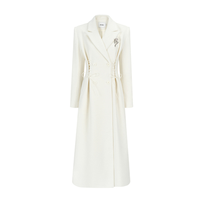 沙漏腰大衣HiimDai绑带收腰外套