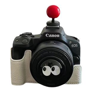适用于佳能相机R50镜头盖热靴盖m50小红球配件200d二代小痰盂50mm
