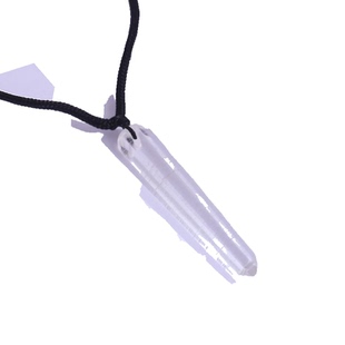 哥伦比亚列姆利亚激光镭射水晶柱通透晶体天然白水晶原石吊坠标本