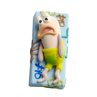 海绵宝宝命苦鱼个性键帽单个树脂可替换客制化机械键盘帽礼物2U