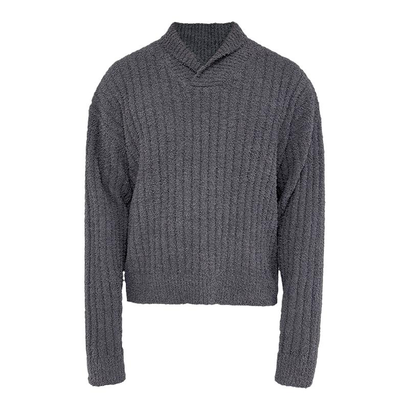 JCAESAR青果领毛衣可高领可翻领