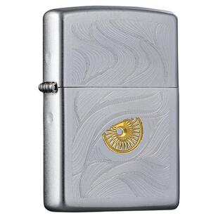 zippo防风打火机煤油官方正品秋水含睛含情送男友父亲节生日礼物
