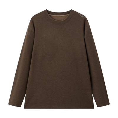 秋冬保暖打底衫男宽松抗皱易打理