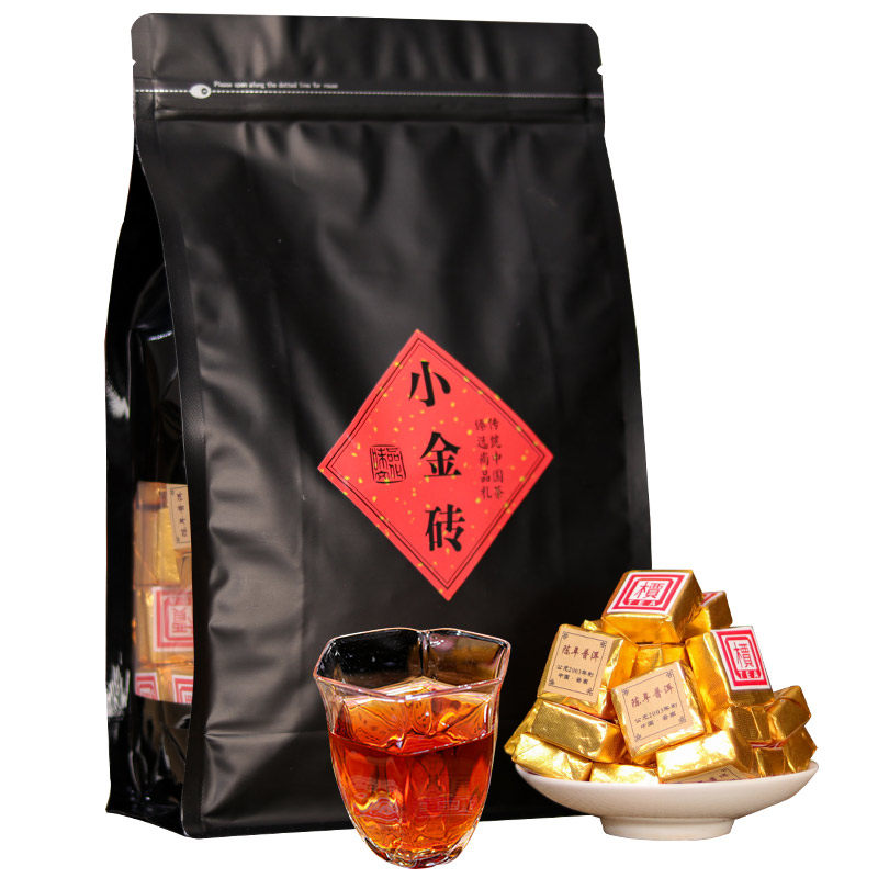 2003熟茶普洱茶1000g茶叶小金砖