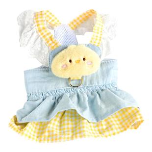 宠物狗狗衣服公主裙子小型犬泰迪比熊博美约克夏夏季薄款带牵引绳