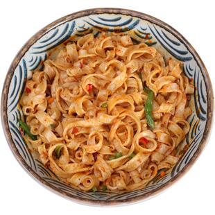 顶大拌凉皮袋装红油麻酱面皮方便速食免煮即食充饥夜宵方便面泡面
