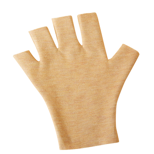 开车专用半指手套女士羊绒发热薄款骑车露指可触屏鼠标男司机手套