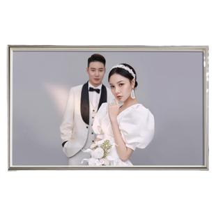婚纱照相框放大挂墙定制洗照片做成相框全家福结婚照打印水晶照片