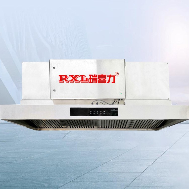 瑞喜力商用油烟净化一体机 餐饮厨房酒店烟罩式油烟净化处理设备