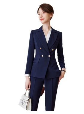 诗璐雅考公面试西装女套装工作服