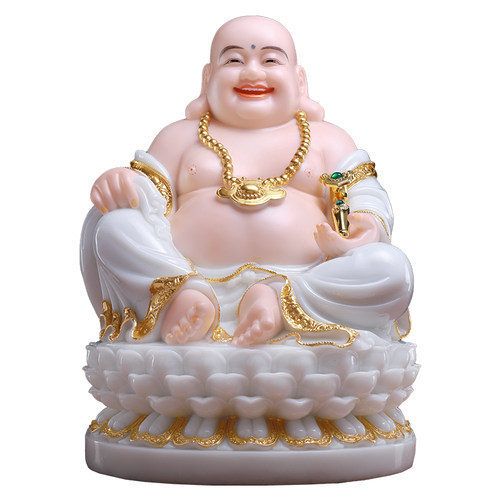 慈缘阁汉白玉释迦牟尼像观音菩萨地藏王佛像弥勒佛娑婆三圣全堂佛
