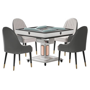 中雀双折叠麻将机全自动家用餐桌两用取暖低音电动过山车麻将桌