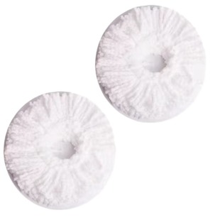 旋转拖把头通用拖杆墩布头家用圆配件替换头头拖把杆拖把盘吸水