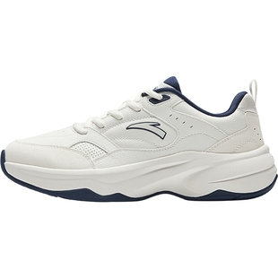 安踏ACE 2运动鞋网球风女鞋2025新款冬季鞋子复古皮面女款休闲鞋