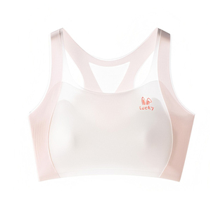 贝迪纯少女文胸发育期学生一阶段无痕透气背心式内衣舒适防凸点